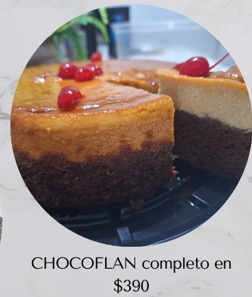 Chocoflan completo
